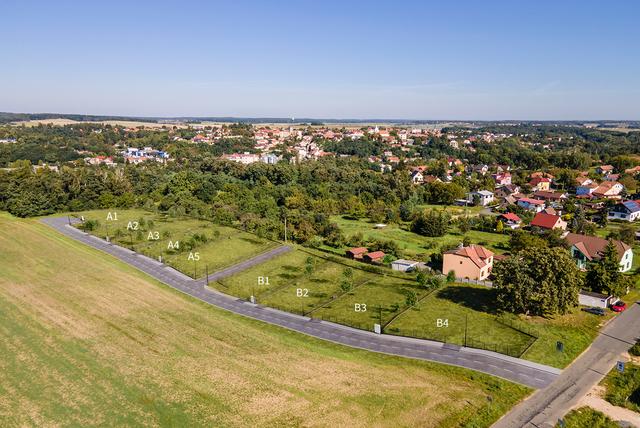 Obrázek parcely boční pohled