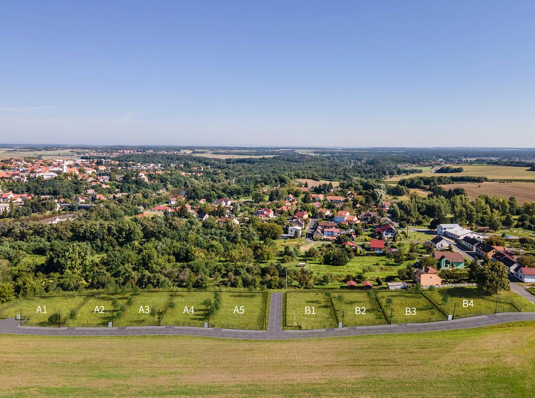 Obrázek parcely přední pohled